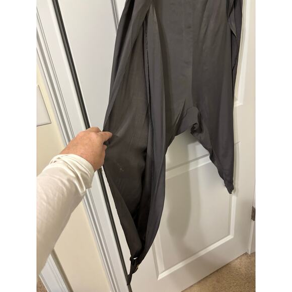 One by one teaspoon Sz large grey harem pants split leg EUC viscose - Picture 2 of 9